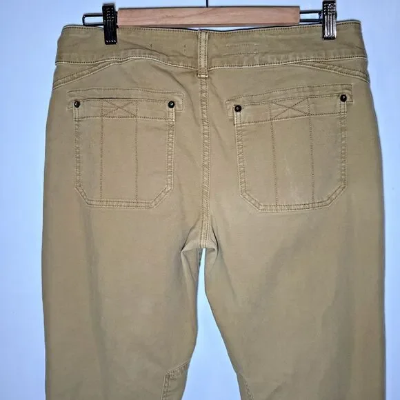 Anthropology Pilcro The Wanderer Straight Leg Pants Utility Cargo Tan | Wmn's 29 - Picture 6 of 12